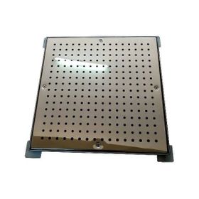 Havuzcumarket 316 Krom 30x30 cm Havuz Dip Emiş Izgarası