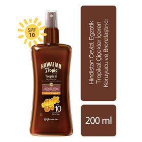 Hawaiian Spf10 200 ml Tropic Bronzlaştırıcı Yağ Spreyi