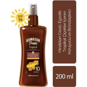 Hawaiian Spf10 200 ml Tropic Bronzlaştırıcı Yağ Spreyi