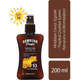 Hawaiian Spf10 200 ml Tropic Bronzlaştırıcı Yağ Spreyi