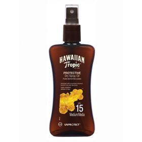 Hawaiian Tropic SPF 15 200 ml Dry Spray Oil Bronzlaştırma Yağı