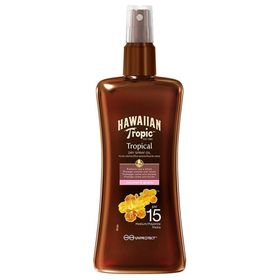 Hawaiian Tropic SPF 15 200 ml Dry Spray Oil Bronzlaştırma Yağı