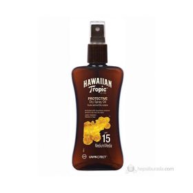 Hawaiian Tropic SPF 15 200 ml Dry Spray Oil Bronzlaştırma Yağı