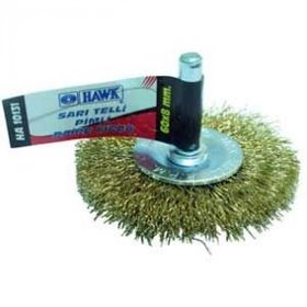 Hawk 10135 100 x 10 mm Sarı Telli Pimli Daire Fırça