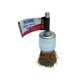 Hawk 10139 25 mm Sarı Telli Pimli Kalem Fırça