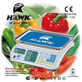 Hawk DY-988 40 kg Birinci Sınıf Terazi Hem Pilli ve Akülü Sıfır Terazi