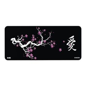 Hawk Gaming Chair Siyah Sakura 90x40 cm 3 mm Premium Kaymaz Taban Dikişli Oyuncu Mouse Pad