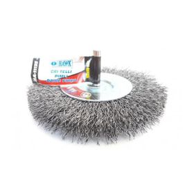Hawk HA11135 100x10 mm Gri Telli Pimli Daire Fırça