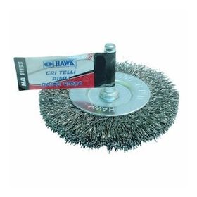 Hawk HA11135 100x10 mm Gri Telli Pimli Daire Fırça