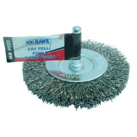 Hawk HA11135 100x10 mm Gri Telli Pimli Daire Fırça