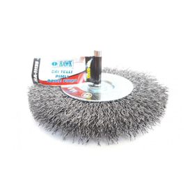 Hawk HA11135 100x10 mm Gri Telli Pimli Daire Fırça