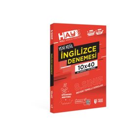 Hay 8. Sınıf İngilizce Branş Deneme Teas Press Yayınları