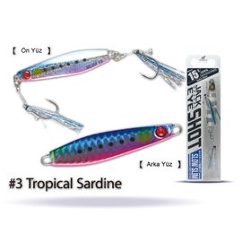 Hayabusa Ex 976 15 gr No:3 Jack Eye Shot Slow Slim Sahte Yem