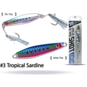 Hayabusa Ex 976 30 gr No:3 Jack Eye Shot Slow Slim Sahte Yem