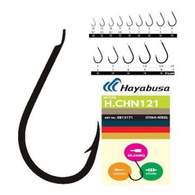 Hayabusa HCHN121 Black Nickel No:3 15'li Paket Olta İğnesi