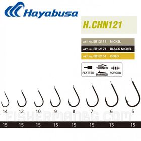Hayabusa HCHN121 Nickel No:6 15'li Olta İğnesi