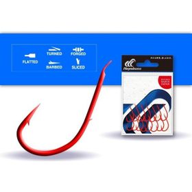 Hayabusa HMRS 172 15'li Paket Kırmızı 1 Tırnaklı Yem İğnesi