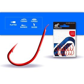 Hayabusa HMRS 172 15'li Paket Kırmızı 1 Tırnaklı Yem İğnesi