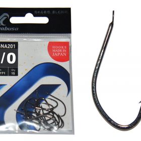 Hayabusa HSNA 201 15'li Paket Black Nikel Kısa Pala Olta İğnesi