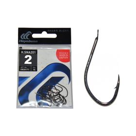 Hayabusa HSNA 201 15'li Paket Black Nikel Kısa Pala Olta İğnesi