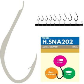 Hayabusa HSNA 202 15'li Paket Nikel Dövme Canlı Yem İğnesi
