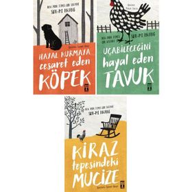 Hayal Kurmaya Cesaret Eden Köpek - Uçabileceğini Hayal Eden Tavuk - Kiraz Tepesindeki Mucize - 3 Kitap Set - Sun-Mi Hwang
