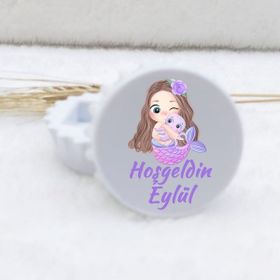 Hayaller Dükkanı 30 Adet Deniz Kızı Kapak Açacak Uv Baskılı Erkek Bebek Magnetleri