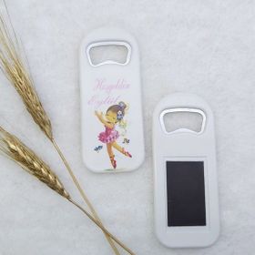 Hayaller Dükkanı 4,5x10,5 cm UV Kız Bebek Magnetleri 30 Adet Balerin Baskılı Dikey Açacak Magnet
