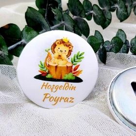 Hayaller Dükkanı Aslancık Baskılı 15 Adet Yenidoğan Açacak Magnet