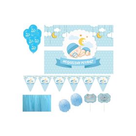 Hayaller Dükkanı Bebek Hastane Odası Süsü Uyuyan Bebek Konsept Hediyelik Erkek Bebek Odası Süsleri