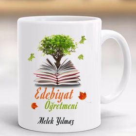 Hayaller Dükkanı Edebiyat Öğretmeni Kişiye Özel Öğretmenler Günü Kupa