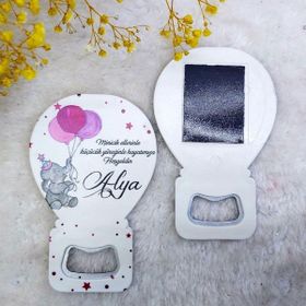 Hayaller Dükkanı HDBL39 Kız Bebek Balon 30 Adet Açacak Magnet