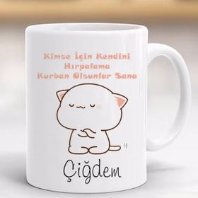 Hayaller Dükkanı Kimse İçin Kendini Hırpalama Kişiye Özel Kupa Bardak