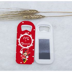 Hayaller Dükkanı Minnie Mouse Temalı 15 Adet 4,5x10,5 cm Uzun Açacak Magnet
