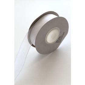 Hayalperest Boncuk 2 cm Beyaz Organze Kurdele