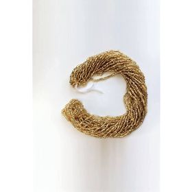Hayalperest Boncuk 2 mm Altın Rengi Dizi Kum Boncuk