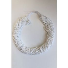 Hayalperest Boncuk 2 mm Dizi Kum Parlak Beyaz Boncuk