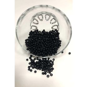 Hayalperest Boncuk 4 mm 50 gr Orta Boy Siyah Kum Boncuk