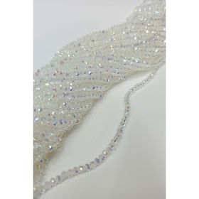 Hayalperest Boncuk 4 mm Beyaz Kristal Boncuk