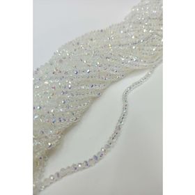 Hayalperest Boncuk 4 mm Beyaz Kristal Boncuk
