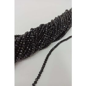 Hayalperest Boncuk 4 mm Siyah Parlak Kristal Boncuk