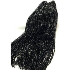 Hayalperest Boncuk 4 mm Siyah Pramit Dizi Kristal Boncuk