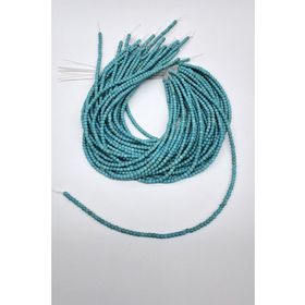 Hayalperest Boncuk 4 mm Turkuaz Yuvarlak Cam Boncuk