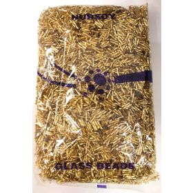 Hayalperest Boncuk 500 gr Altın Sarısı Burgulu Boru Boncuk