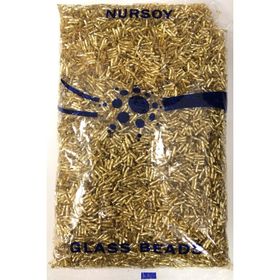 Hayalperest Boncuk 500 gr Altın Sarısı Renk Burgulu Boru Boncuk
