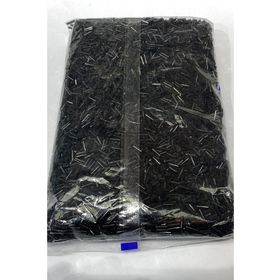 Hayalperest Boncuk 500 gr Siyah Düz Boru Boncuk