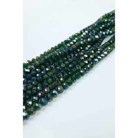 Hayalperest Boncuk 8 mm Yeşil Kristal Boncuk