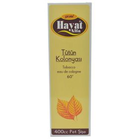 Hayat 400 ml 60 Derece Tütün Pet Şişe Kolonya