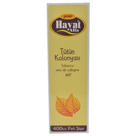 Hayat 400 ml 60 Derece Tütün Pet Şişe Kolonya