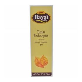 Hayat 400 ml 60 Derece Tütün Pet Şişe Kolonya